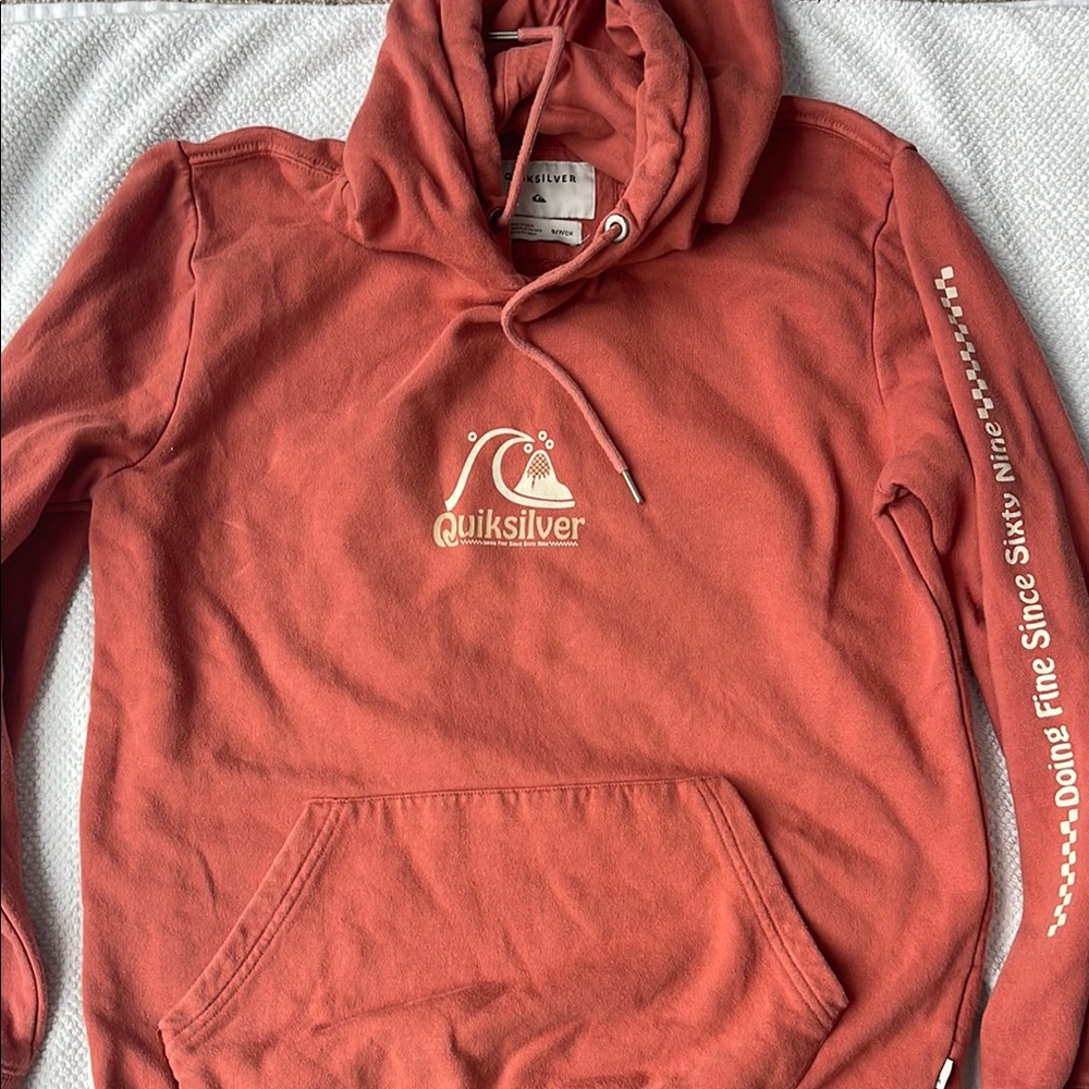 Quiksilver Brick Red Pullover Hoodie